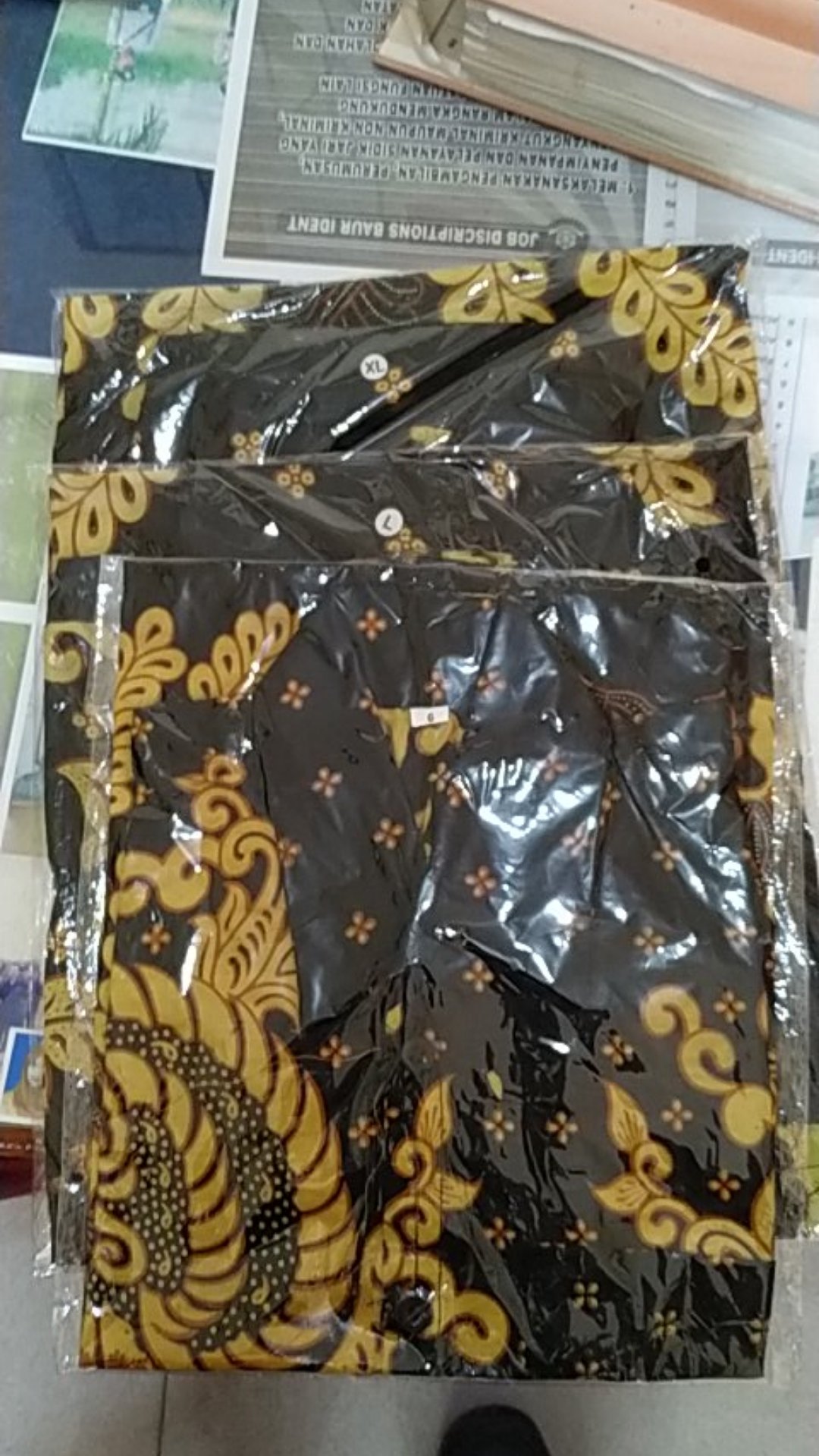 Batik Couple Keluarga Sania Ruffle Terbaru Motif Gurita Kuning Eklusiv Bisa Pisah
