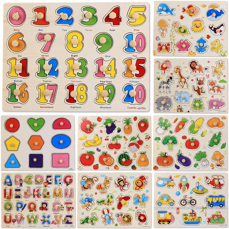 kids wooden jigsaw