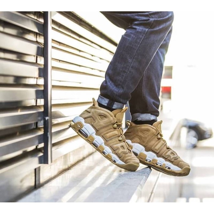 Sepatu Nike Uptempo wheat pack Good Quality