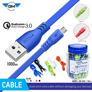 Kabel Charger GM Tech Seri GM - 300 Full Color Fast Charging - Per Pcs