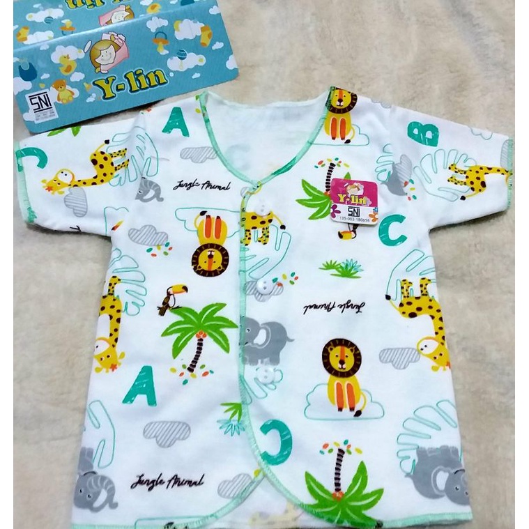 baju bayi Y-lin pendek print