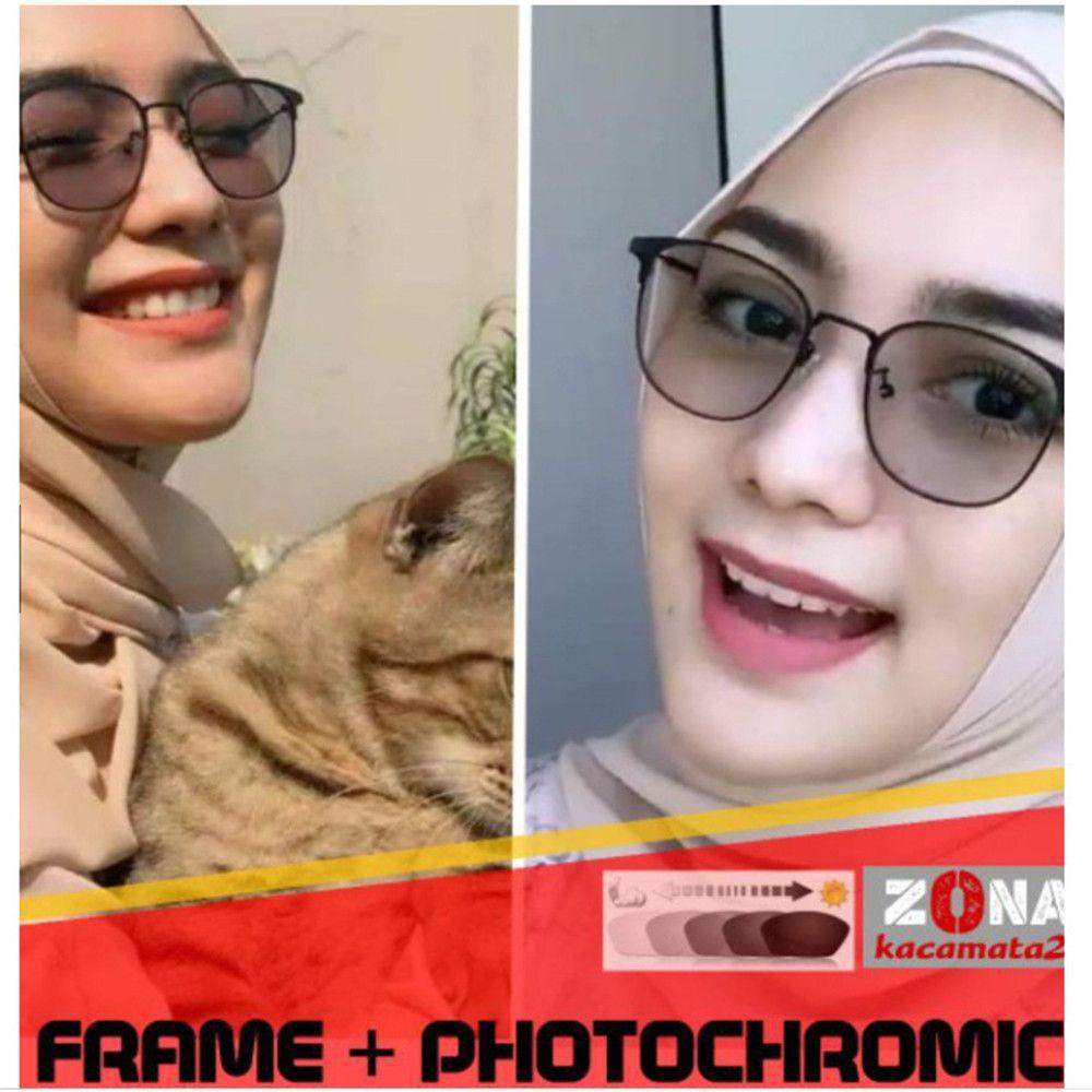 Kacamata Baca Frame Kotak Portable Ultra Ringan