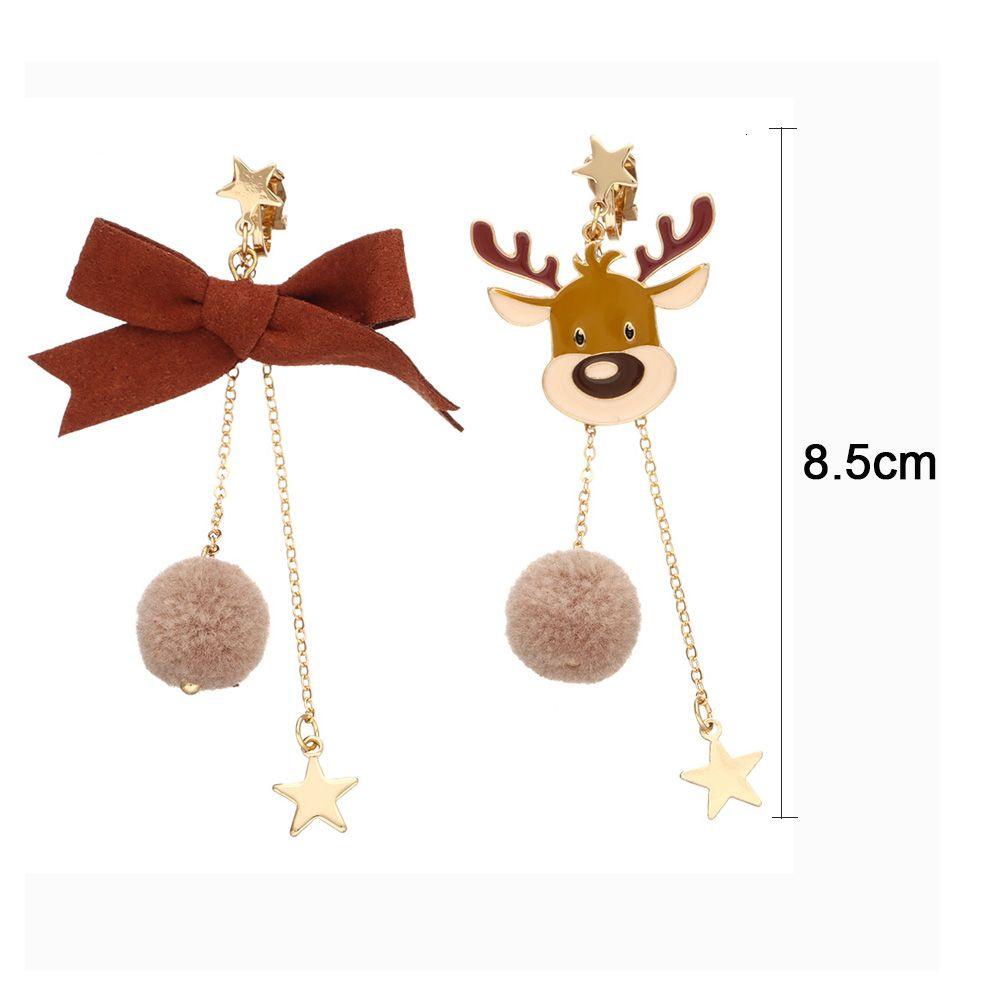 Preva Anting Elk Natal Anting Lucu Perhiasan Untuk Wanita Butterfly Knot Earring