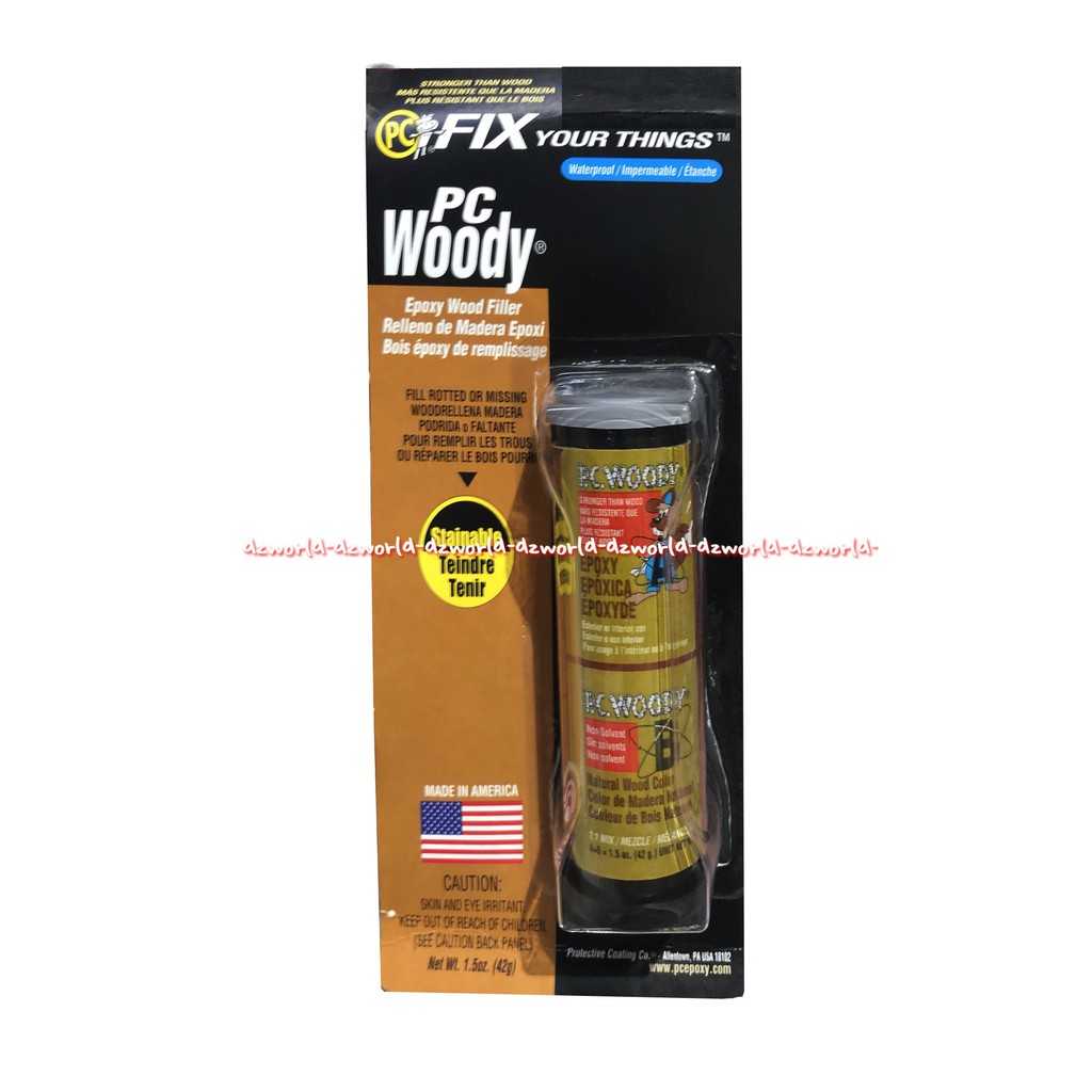 PC fix PC Woody Epoxy Wood Filler Lem Untuk Kayu 42kg