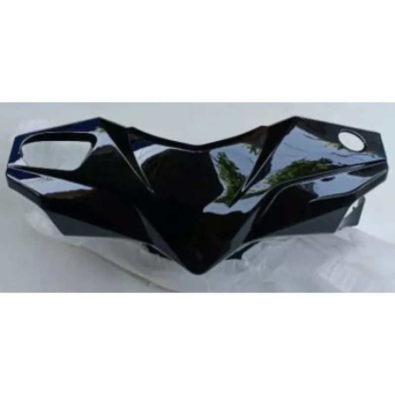 cover batok kepala depan beat fi k25 2013 2015 hitam glossy ori