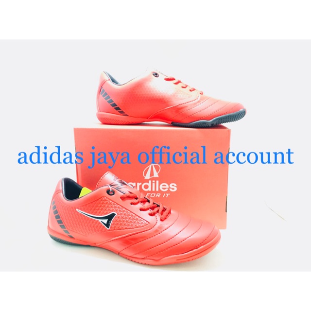 sepatu Futsal Ardiles coastal merah hitam original product 38-43
