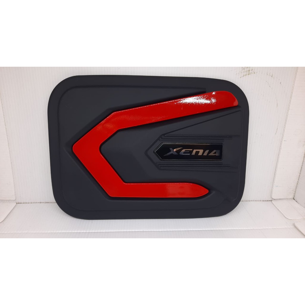 Tank Cover / Tutup Bensin Xenia Hitam Dop List merah