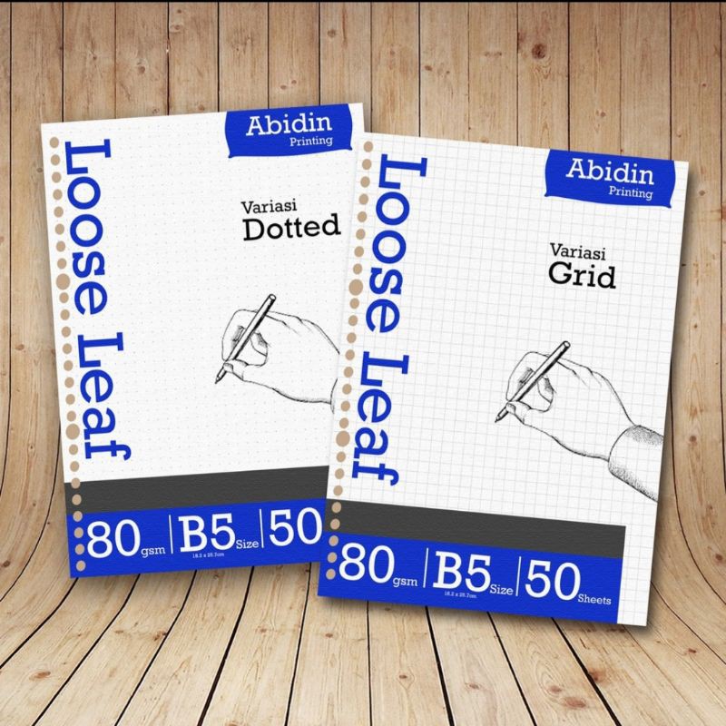 

Loose Leaf B5 Grid & Dotted [FREE POUNCH]