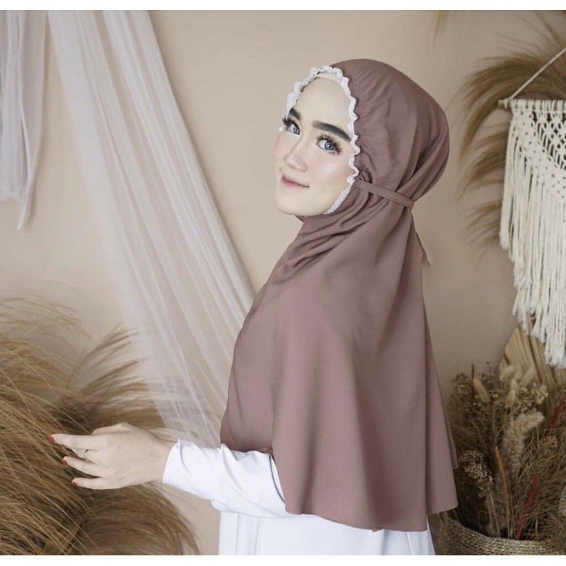 jilbab bergo maryam renda kerut