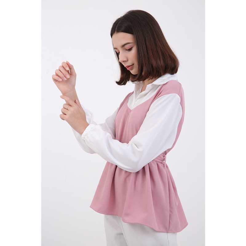 Berrybenka - Atasan Blouse Wanita Sofia Mulidia Tops-8
