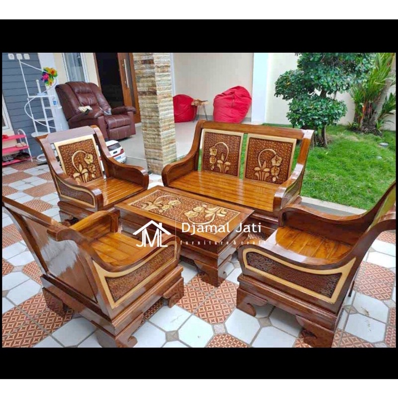 kursi tamu minimalis, kursi tamu jokowi, kursi tamu ukir murah, kursi tamu kayu jati jepara