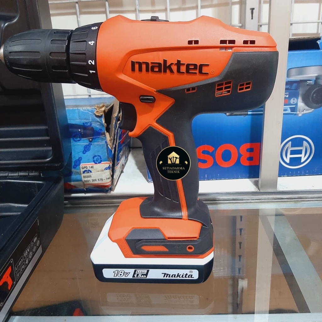 MESIN BOR BATERAI MT 071E MAKTEC//CORDLESS DRIVER DRILL MT071E MAKTEC