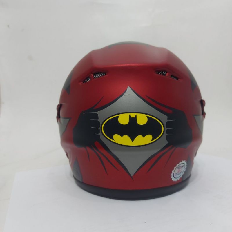 Helm Anak Batman Untuk 3 SD 9 Tahun