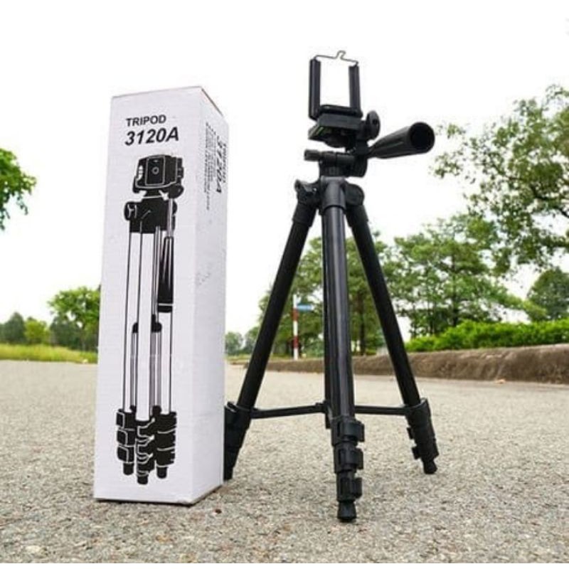 TRIPOD 3120A FOLDABLE CAMERA MOBILE TRIPOD (BLACK EDITION) WT-3120