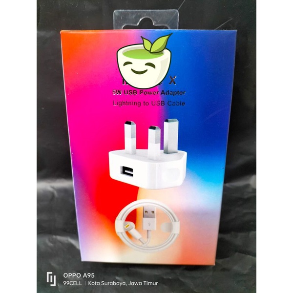 Charger Lightning to USB kaki 3 Lightning to USB