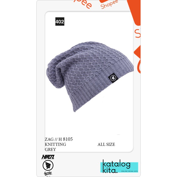 TOPI KUPLUK BEAN DISTRO DEWASA PRIA ZAG ORIGINAL CASUAL MURAH KEREN STYLE GAYA HRCN HWD 8105 COD