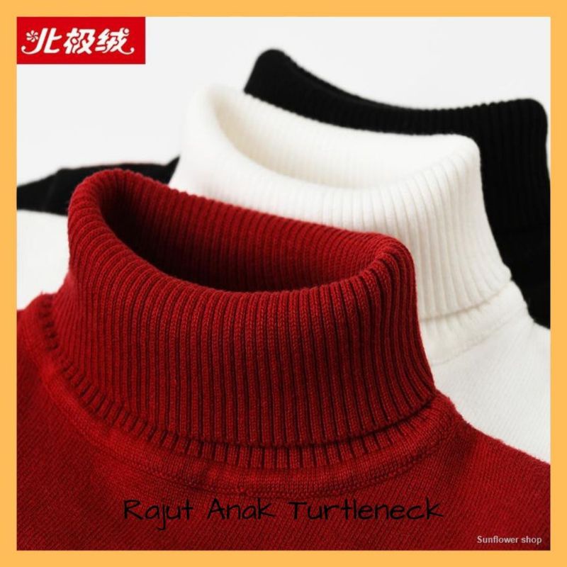 RAJUT ANAK TURTLENECK / SWEATER TURTLENECK ANAK / ESTIMASI 3-5 TAHUN / RAJUT ANAK / SWEATER ANAK