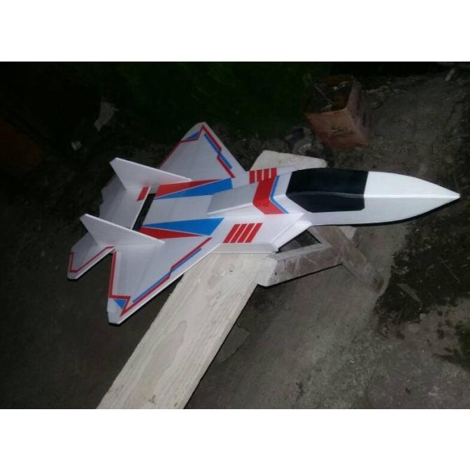 KIT RC pesawat F22 raptor