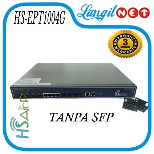 HSAIRPO EPT1004G L3 EPON OLT 4PON 10GE TANPA SFP