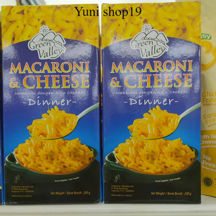 

green valley macaroni & cheese dinner 200gr