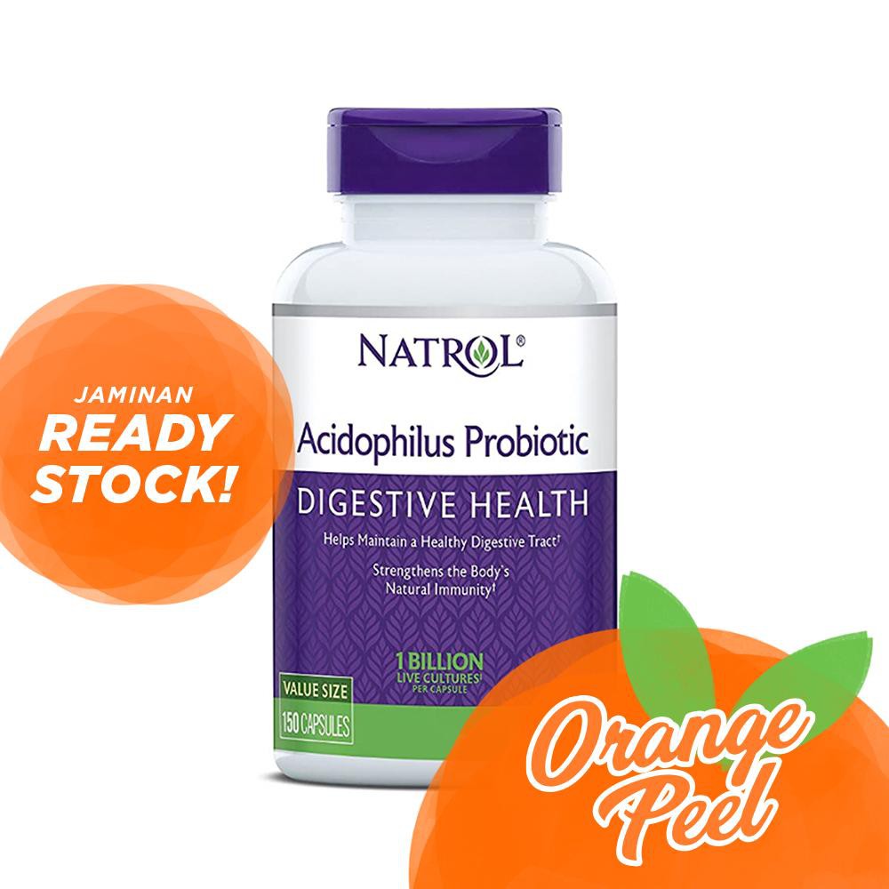 Natrol Acidophilus Probiotic 100 mg 150 Capsules