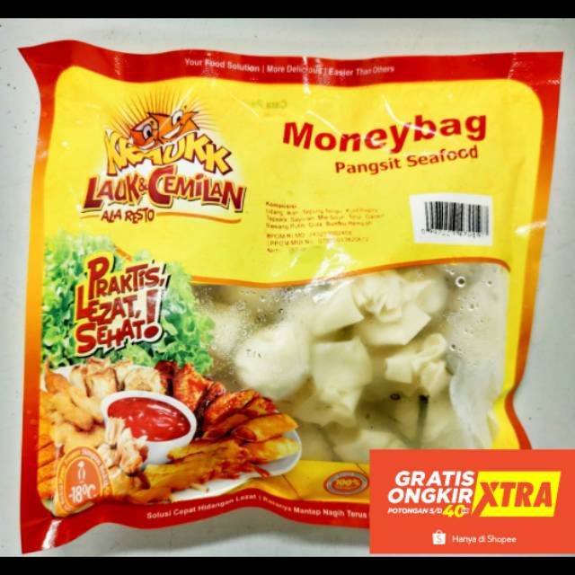 

KRAUKK MONEYBAG (PANGSIT SEAFOOD) 250 GR