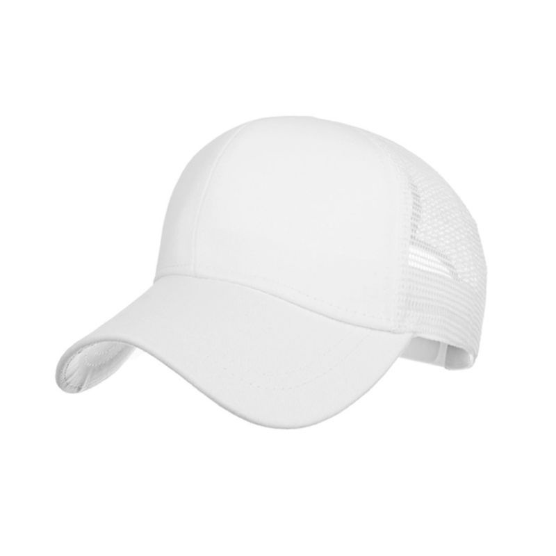 Zzz Wanita Ponytail Baseball Wanita Snapback Musim Panas Topi Jala Perempuan Topi Kasual