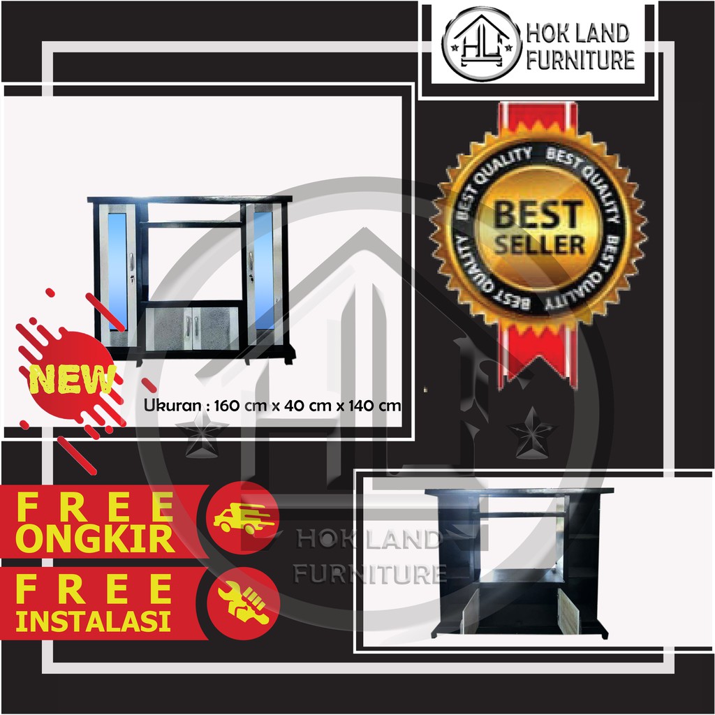 Lemari Tv Meja Tv Buffet Tv Minimalis Murah / Bufet Tv Avanza / Bufet Tv Minimalis Triplek / BA9