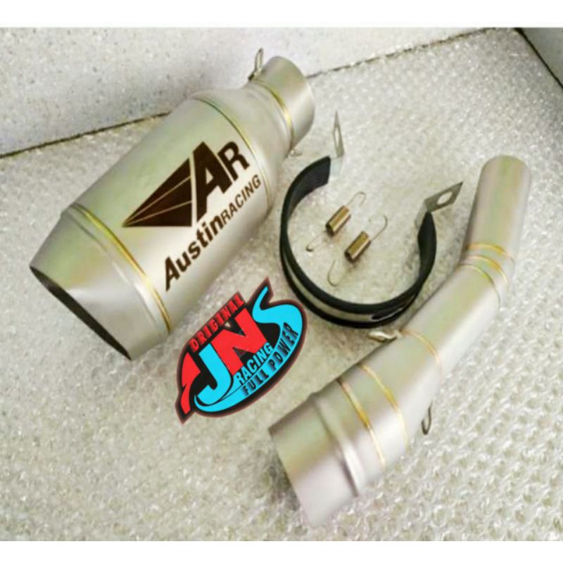 SILINCER SELENCER DAN SLIP ON AR AUSTUN RACING KNALPOT NINJA 250 FI R RR KARBU R25 CBR250RR Z250
