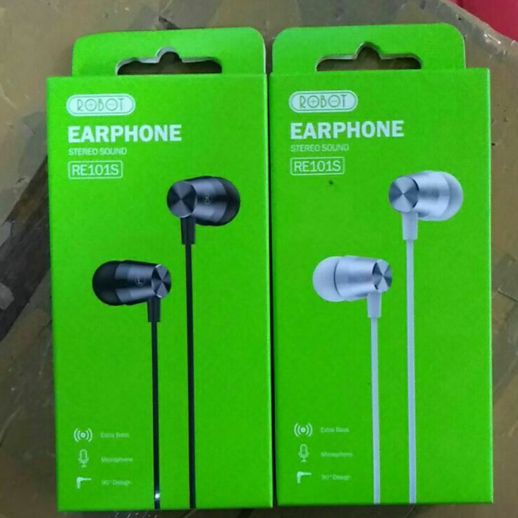 headset robot +mic super bass earphone robot +mic RE101S  MANTAP MANTUL
