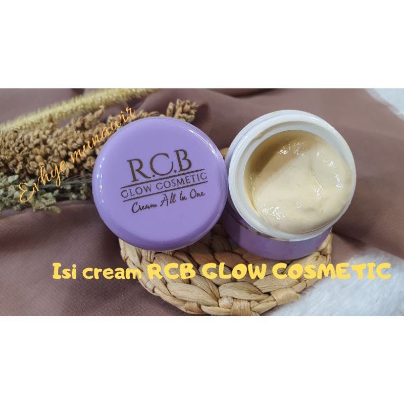 ‼️READY‼️RCB GLOW COSMETIC 2IN1 CREAM SIANG &amp; MALAM / CREAM RCB GLOW ORIGINAL