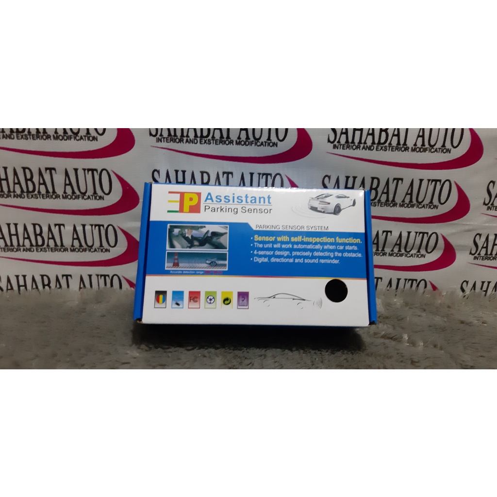 Sensor Parkir Mobil 4 Titik Sensor Mundur 2 Mata Indikator Lcd Sensor Mundur 2 4 Titik Universal