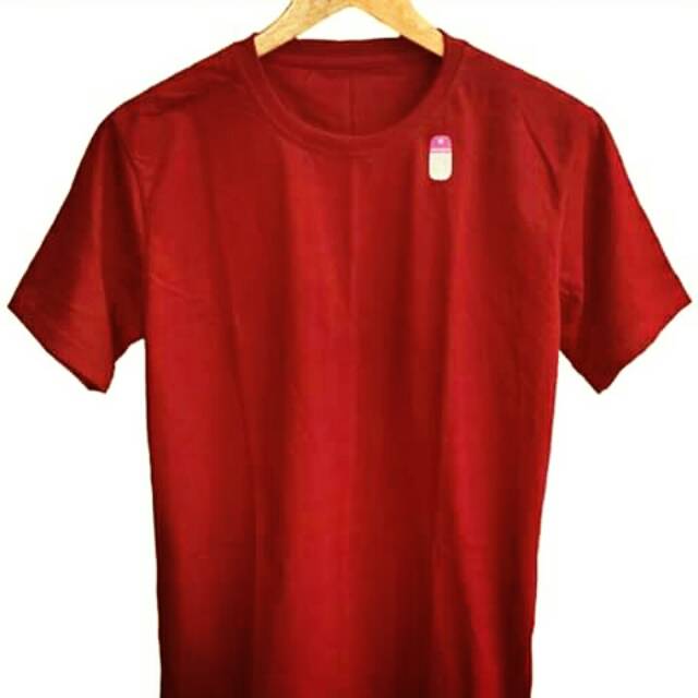 KAOS POLOS MERAH MAROON