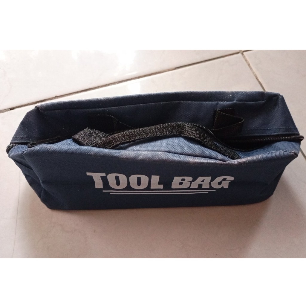 Tool Bag Tas Tukang Toolbag Kecil Tempat Perkakas Bengkel Kit Organizer Set