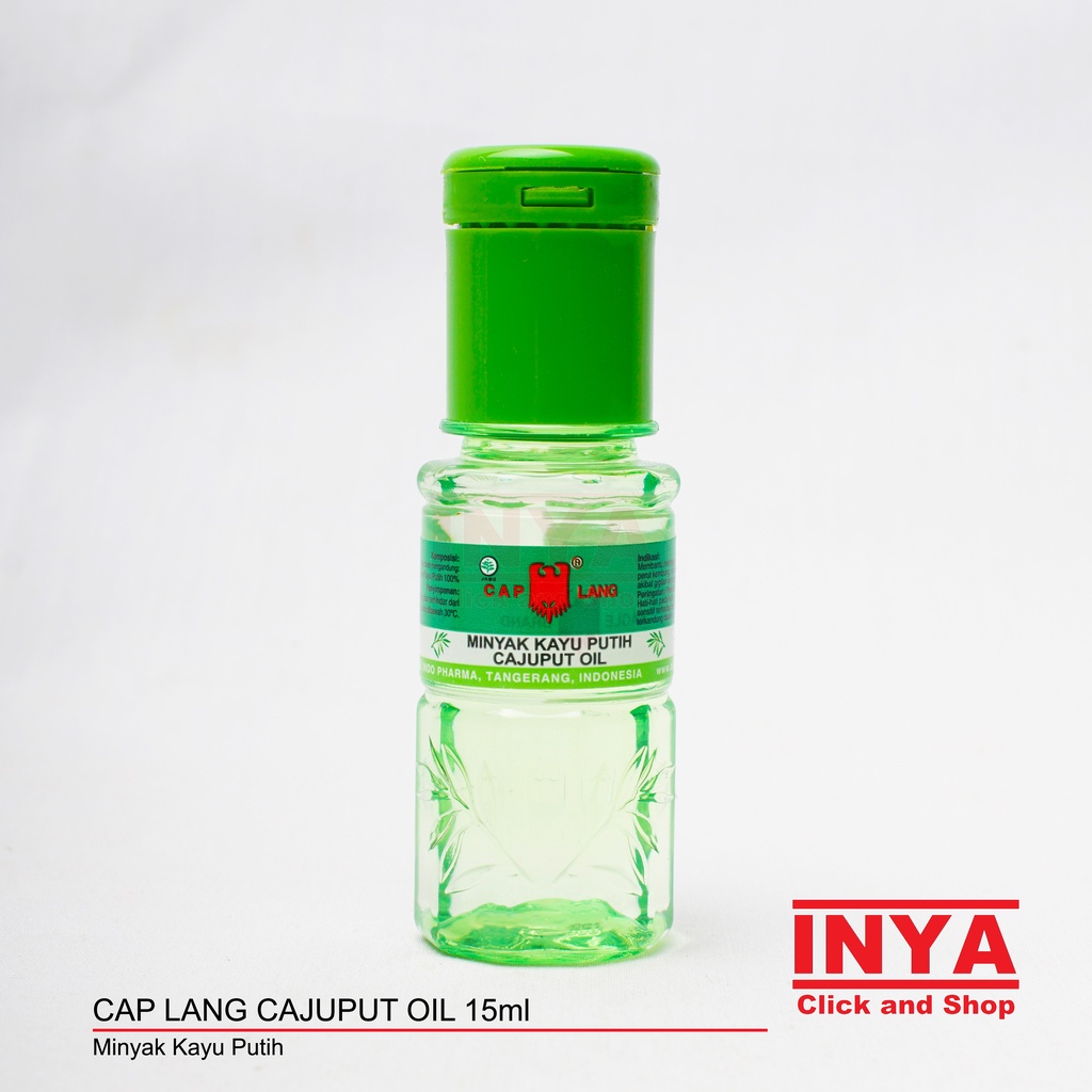 MINYAK KAYU PUTIH CAP LANG - CAJUPUT OIL 15ml - Massage - Pijat