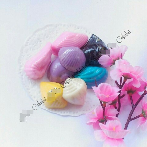 

cokelat praline motif kerang (satuan)