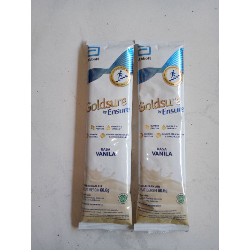 GOLDSURE BY ENSURE/ENSURE SACHET VANILLA 60.6gr