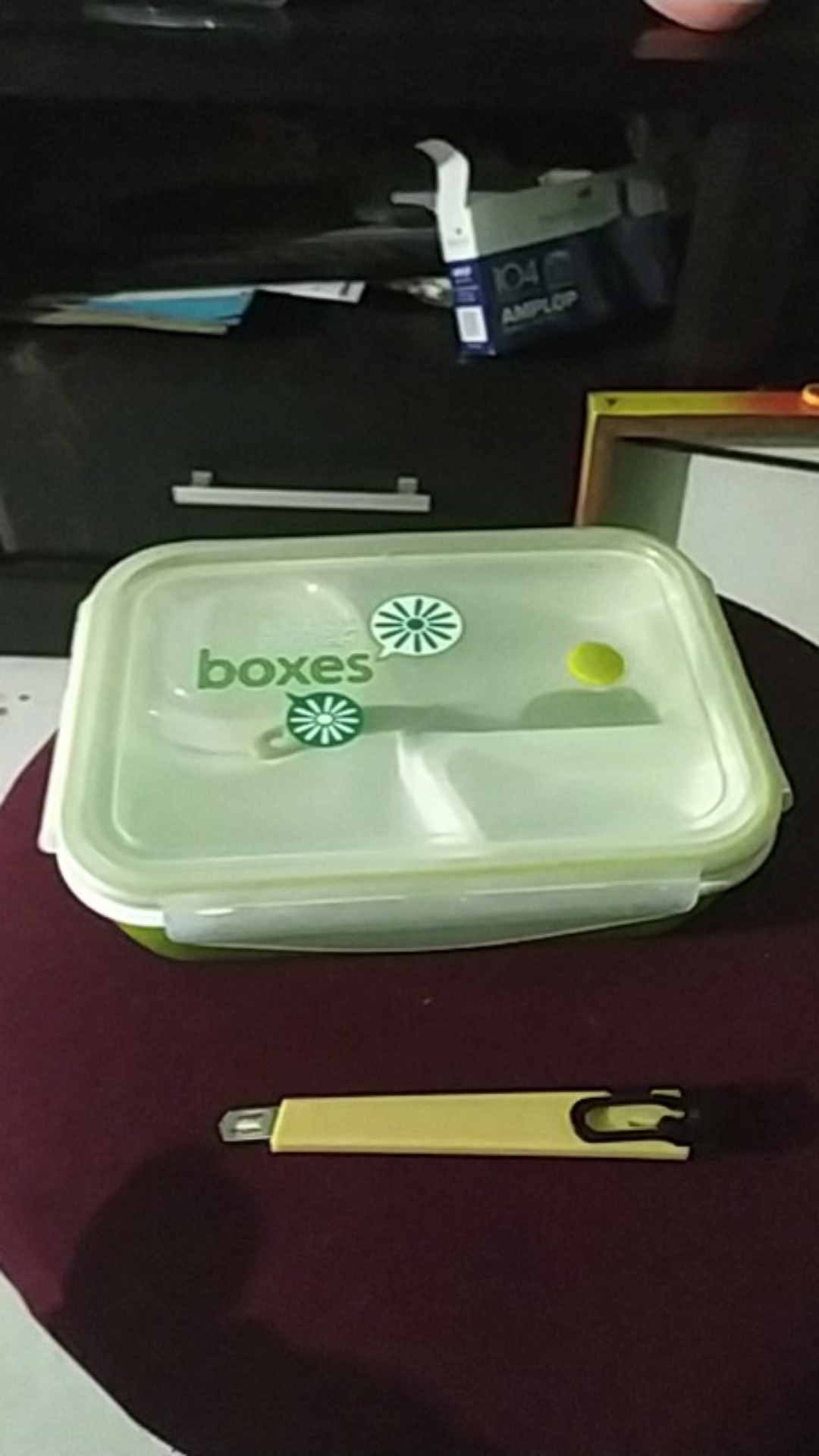 Original Lunch Box Kotak Bekal Makan Bento Yooyee 415 / Tempat Makanan 4 Sekat