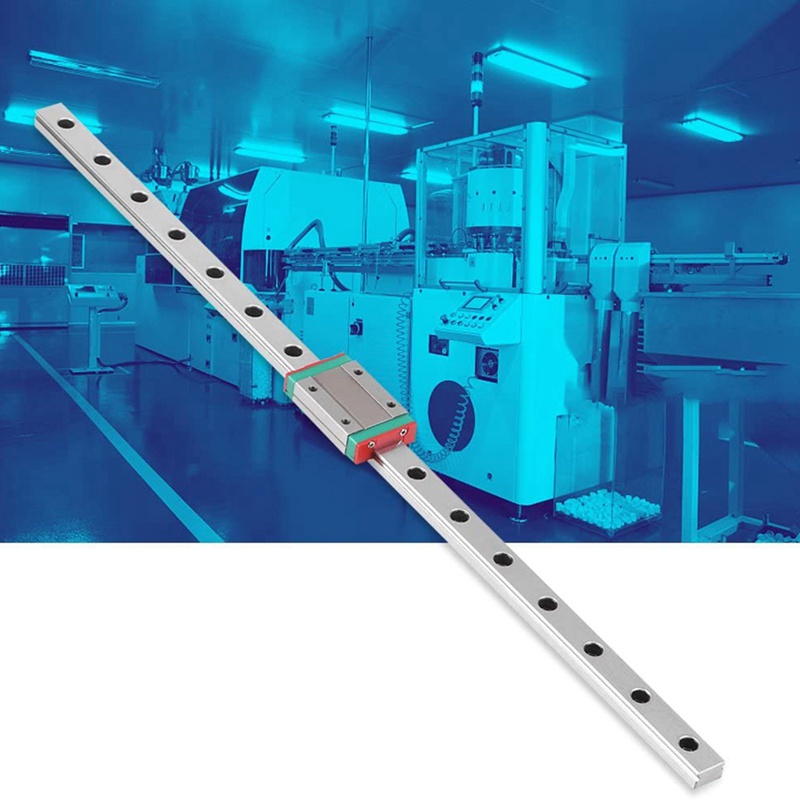 1 Mgn12H Mini Linear Guide Linear Slide Guide with Mgn12H Bracket for DIY 3D Printers and Cnc Machines 400mm