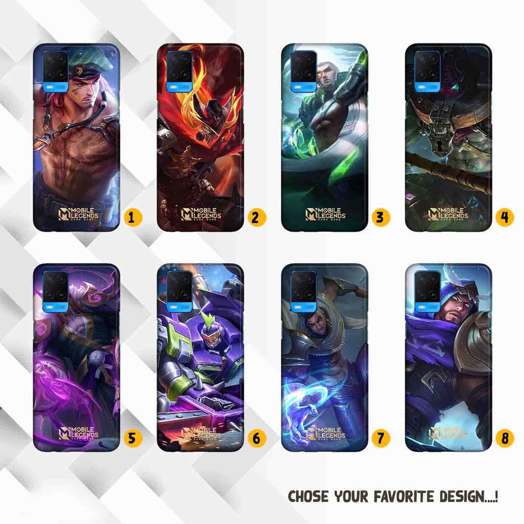 Premium Custom Case Oppo A54 Mobile Legends Hero Casing Hardcase