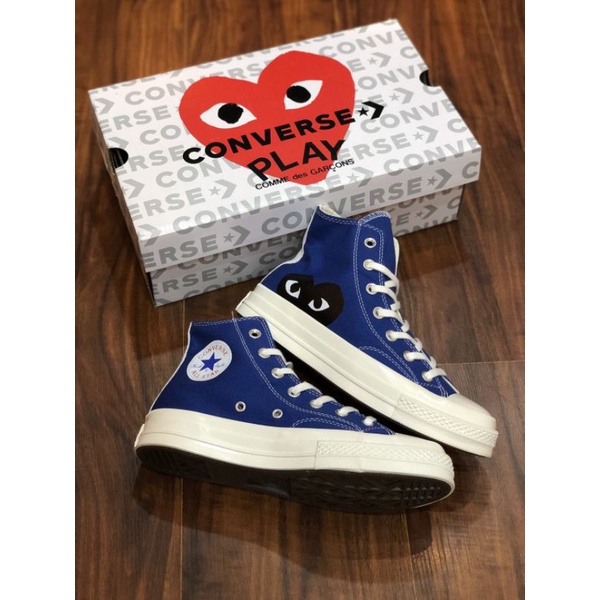 Converse x CDG Blue Quartz Hi (BNIB)