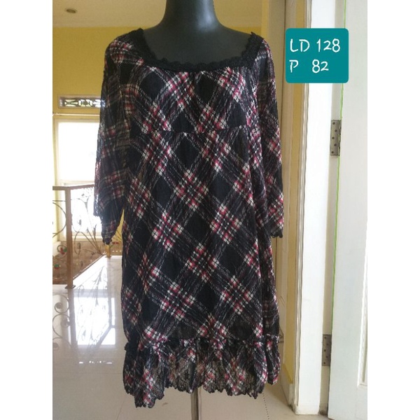D45 DRESS MINI KOTAK KOTAK