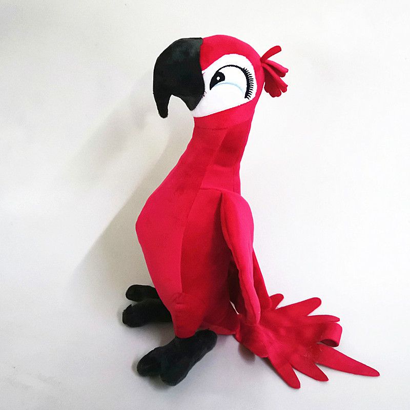 Ready Stock 30cm Rio Movie Plush Toy Parrot Bird Stuffed Animal Doll Soft for Kid Gift Toys