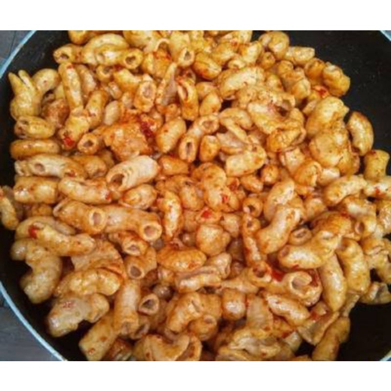 

makaroni rujak, makroni rujak100 gram Free dus+buble wrap