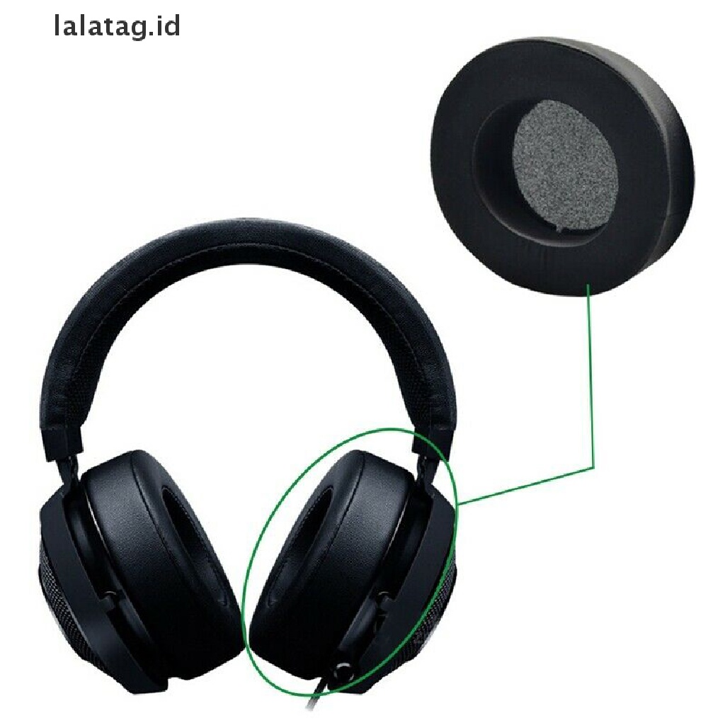 (lalatag) Bantalan Gel Pendingin Headphone Gaming Untuk Razer Kraken Pro V2 7.1 (ID)