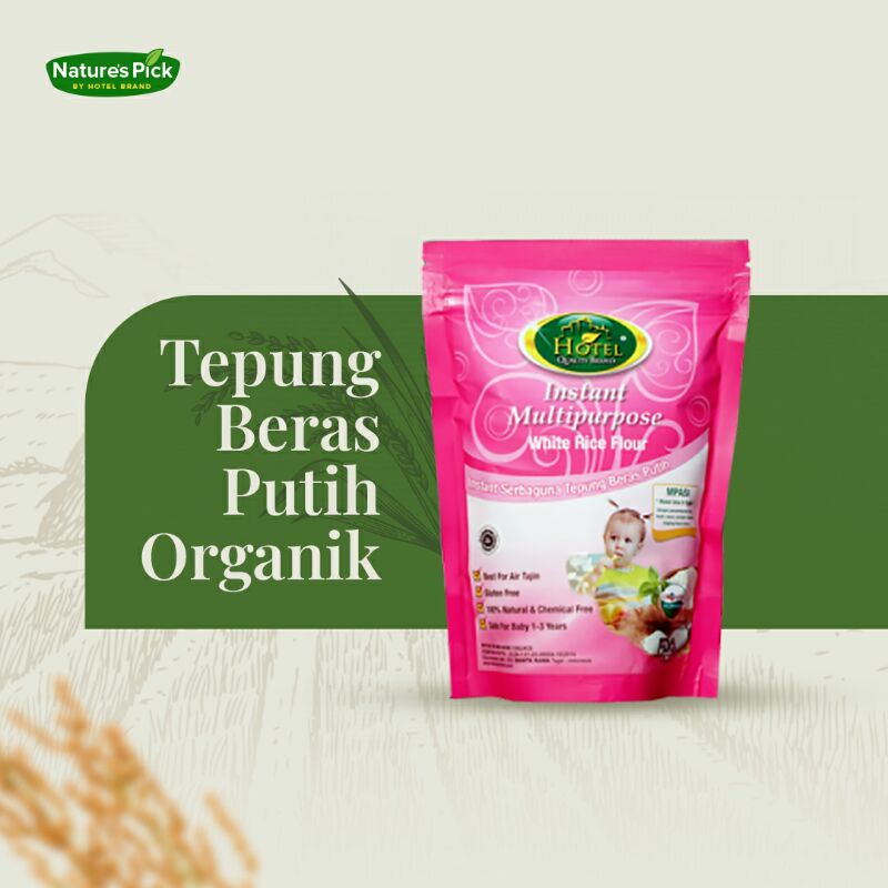 

Tepung Beras Putih Instant Serba Guna 120g