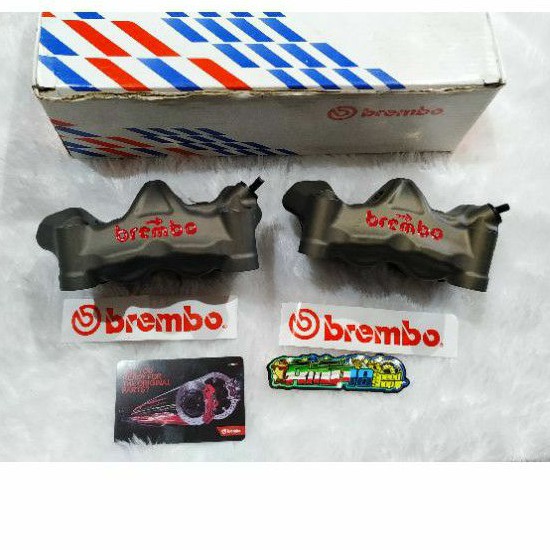 KALIPER BREMBO M50  GP4RX  KANAN BROWN GRADE A+ PRODUK ORIGINAL THAILAND