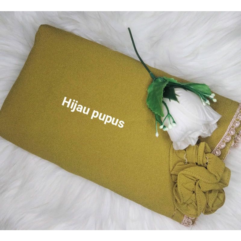BERGO MARYAM RENDA TALI KARET-Hijau pupus