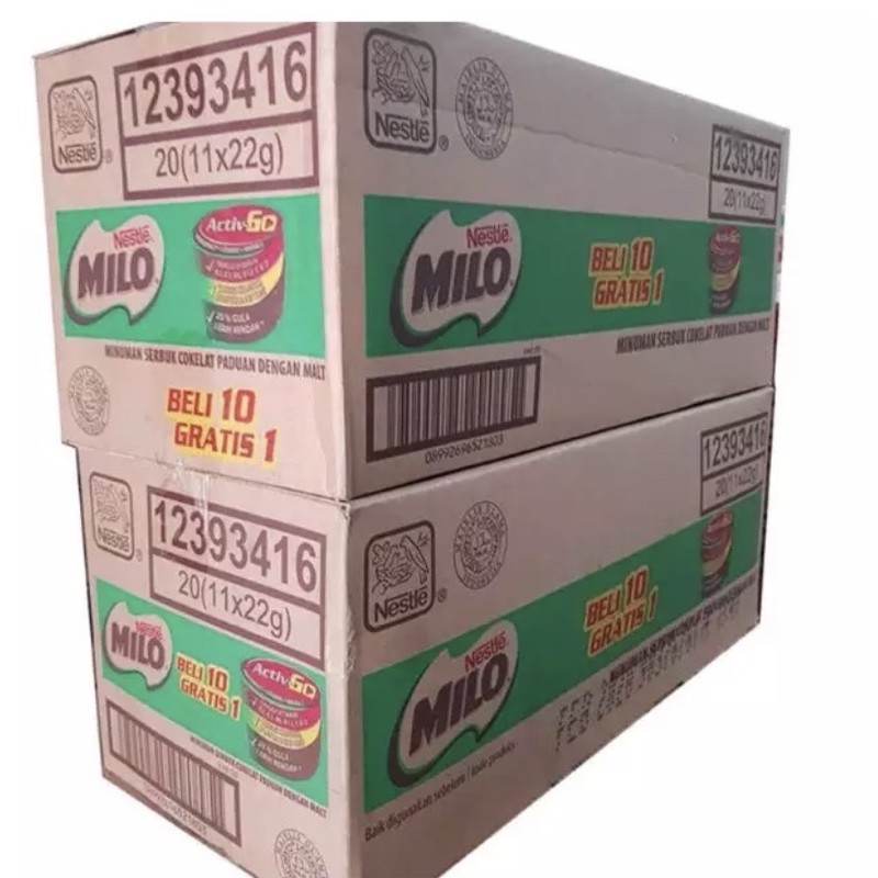 

Milo active go sachet 1 dus isi 20 renceng