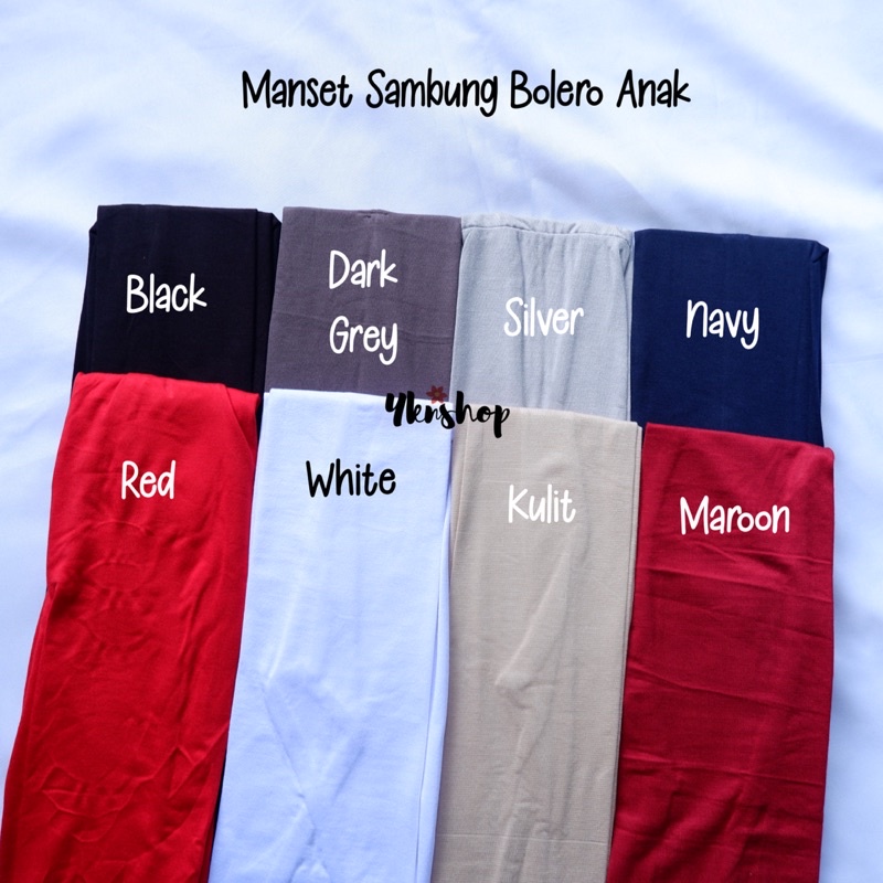 Manset Sambung Bolero Anak 8-12thn